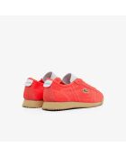 Sneakers Club-Low arancione/blu chiaro