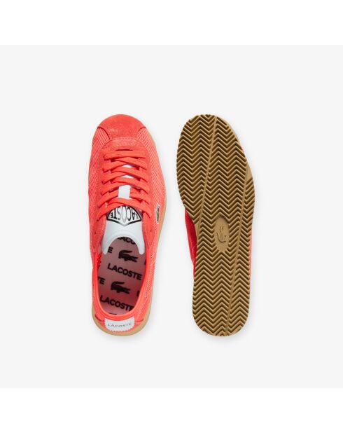 Sneakers Club-Low oranje/lichtblauw