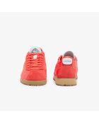 Sneakers Club-Low arancione/blu chiaro