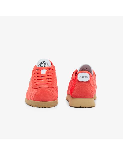 Sneakers Club-Low oranje/lichtblauw