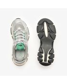 Zapatillas L003 Neo de piel gris/plateada