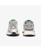 Zapatillas L003 Neo de piel gris/plateada