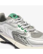 Zapatillas L003 Neo de piel gris/plateada