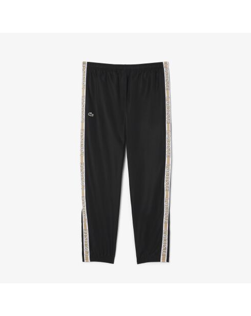 Pantalon de survêtement Sport griffé noir