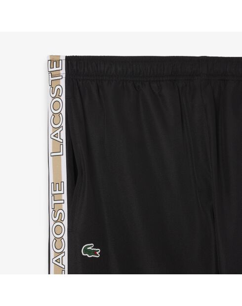 Pantalon de survêtement Sport griffé noir