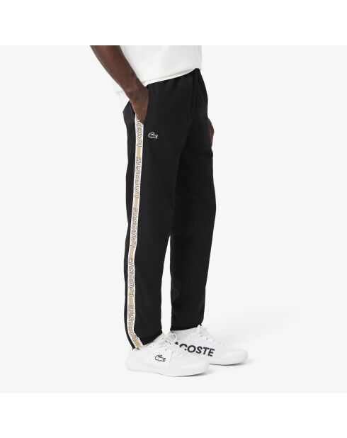Pantalon de survêtement Sport griffé noir