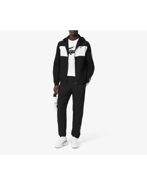 Pantalon de survêtement Sport griffé noir