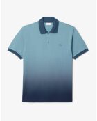 L.12.12 Poloshirt in klassischer Passform mit Farbverlauf in Calcare/Falcon