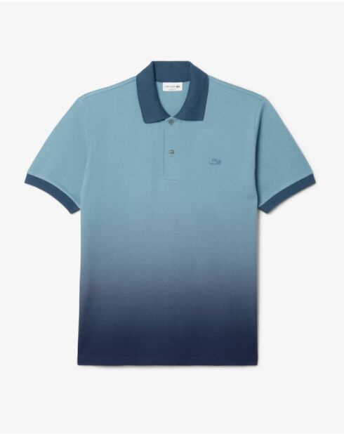 L.12.12 Poloshirt in klassischer Passform mit Farbverlauf in Calcare/Falcon