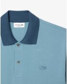 L.12.12 Poloshirt in klassischer Passform mit Farbverlauf in Calcare/Falcon