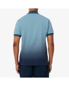 L.12.12 Poloshirt in klassischer Passform mit Farbverlauf in Calcare/Falcon