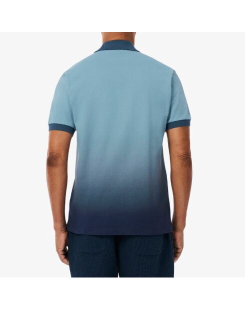 L.12.12 Poloshirt in klassischer Passform mit Farbverlauf in Calcare/Falcon