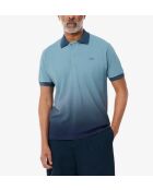 L.12.12 Poloshirt in klassischer Passform mit Farbverlauf in Calcare/Falcon