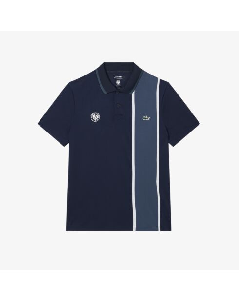 Roland-Garros Pickup-Poloshirt, Marineblau/Falcon Edition
