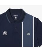 Roland-Garros Pickup-Poloshirt, Marineblau/Falcon Edition