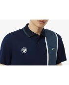 Roland-Garros Pickup-Poloshirt, Marineblau/Falcon Edition