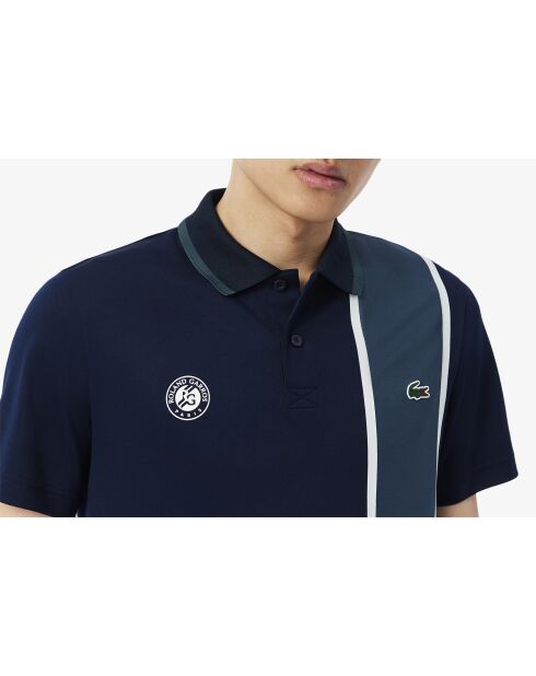 Roland-Garros Pickup-Poloshirt, Marineblau/Falcon Edition