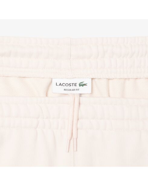 Pantalones cortos de forro polar de algodón con estampado angora/latte