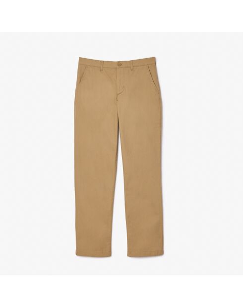 Chinobroek van katoenkeperstof met rechte pasvorm Lion