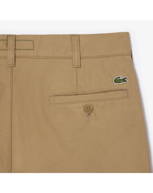 Chinobroek van katoenkeperstof met rechte pasvorm Lion