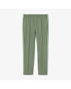 Jogginghose mit Pariser Monogramm in Calathea/Sand