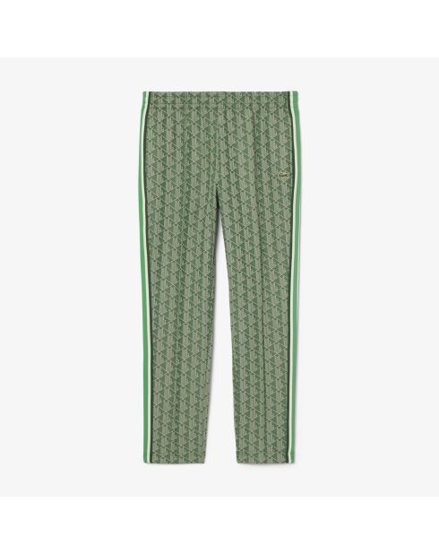 Jogginghose mit Pariser Monogramm in Calathea/Sand