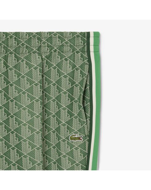 Jogginghose mit Pariser Monogramm in Calathea/Sand