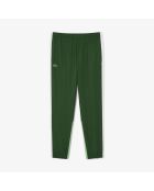 Sportliche Jogginghose im Colorblock-Design Grün/Weiß-Liamone