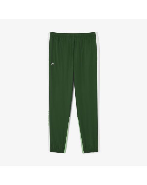 Sport joggingbroek met kleurvlakken groen/wit-liamone