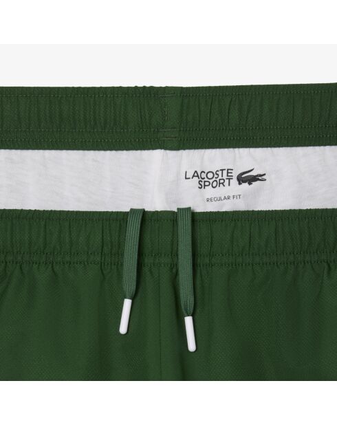 Sportliche Jogginghose im Colorblock-Design Grün/Weiß-Liamone