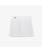 Ultradroge wit/groene geïntegreerde korte tennisrok