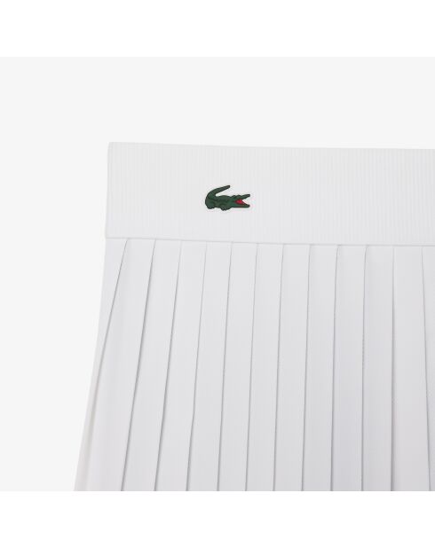 Ultradroge wit/groene geïntegreerde korte tennisrok