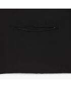 Zwart trainingsjack met uitsnijding van stretch