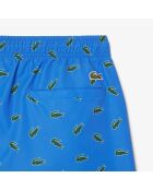 Korte zigeunerzwemshort met krokodillenprint/veelkleurig