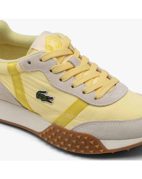 49SFA0112 hellgelb/cremefarbene Sportschuhe