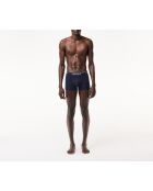 Set van 3 korte boxershorts met blauw/groen-rood-marineblauw logo