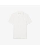Polo Golf Petit Piqué protection UV blanc