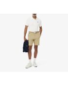 Polo Golf Petit Piqué protection UV blanc
