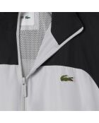 Calluna/schwarze wasserabweisende Trainingsanzugjacke im Colorblock-Design