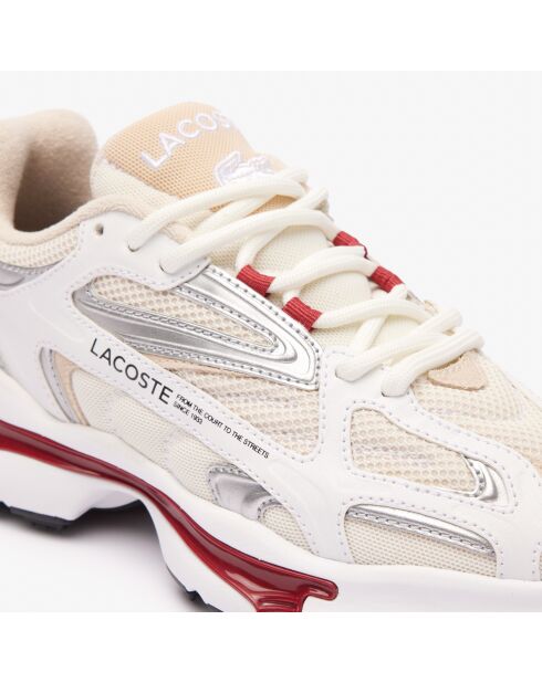 Sneakers L003 2K24 wit/bordeaux