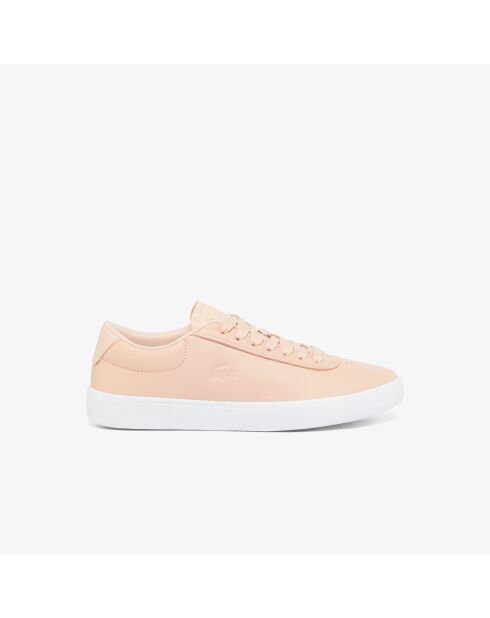 Baseshot Evo lichtroze/witte leren sneakers