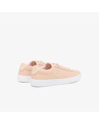 Baseshot Evo lichtroze/witte leren sneakers