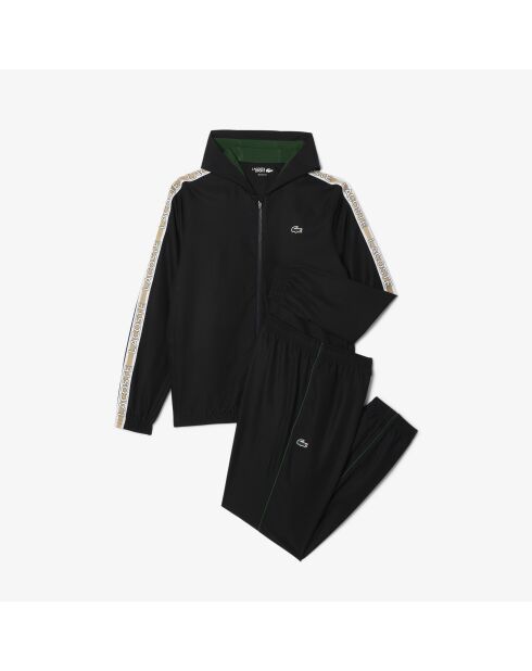 Ensemble survêtement Sport griffé noir/vert