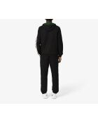 Ensemble survêtement Sport griffé noir/vert