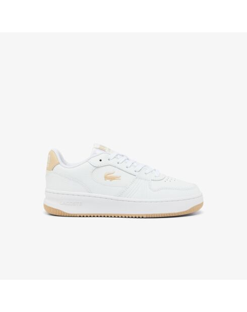 Sneakers L001 Set in pelle bianca/naturale