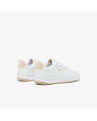 Sneakers L001 Set in pelle bianca/naturale