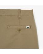 Schmal zulaufende Chinohose aus Stretchbaumwolle mit Löwe