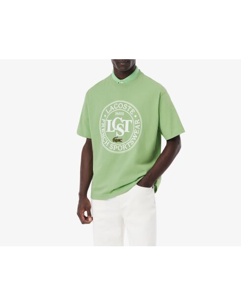 Locker geschnittenes T-Shirt aus dicker Baumwolle mit Liamone-Aufdruck