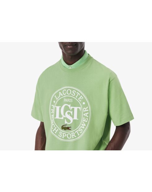 Locker geschnittenes T-Shirt aus dicker Baumwolle mit Liamone-Aufdruck