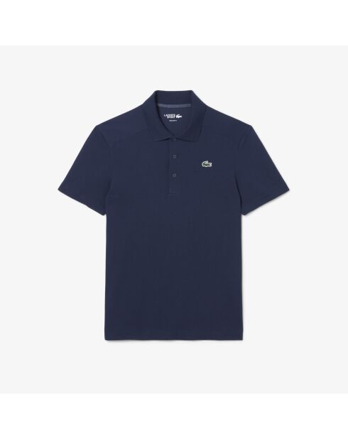 Petit Piqué golfpoloshirt met maritieme UV-bescherming